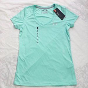 Under Armour VNeck Shirt Women's Size S mint color